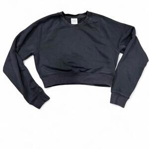 TNA Airy Fleece Cropped Crew Neck